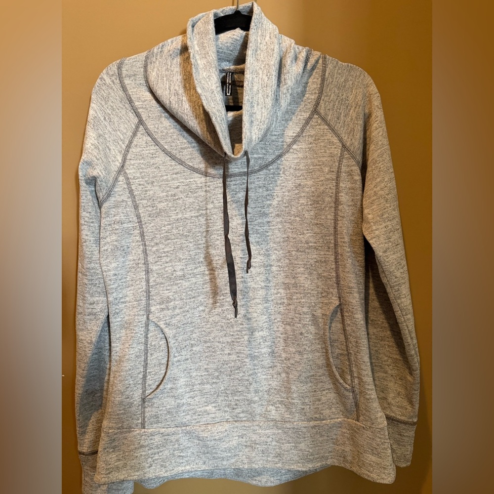 Kuhl Lea Cowl Neck Pullover Medium Gray